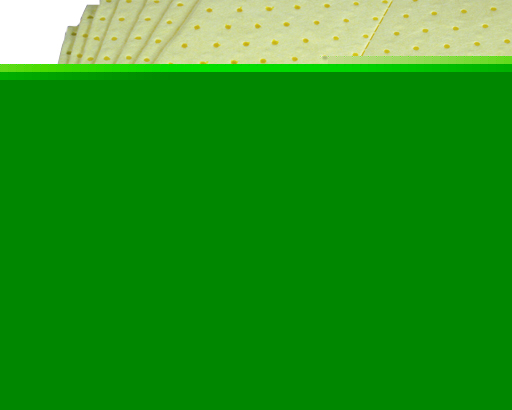 Hazmat bonded lightweight pads by the bale