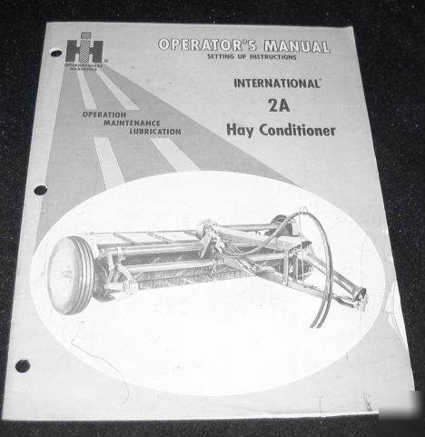 Ih intl harvester 2A hay conditioner