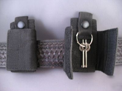 Silent key keeper nylon with wraparound velcro closure