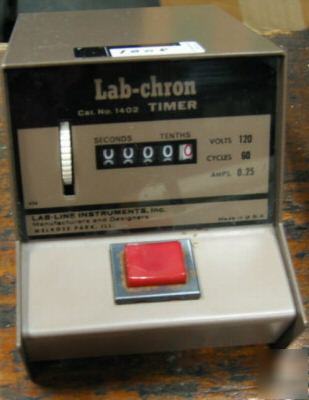 Lab line lab-chron timer cat. no 1402 (item 1008)