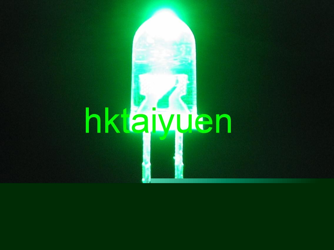 20X 5000MCD 3MM green led ultra bright free resistors