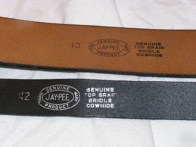 Black sam browne belt w/shoulder strap - size 40/42