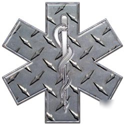 Emt ems mfr medic decal reflective 2