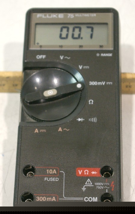 Fluke 75 series i digital multimeter dmm 3-1/2 digit