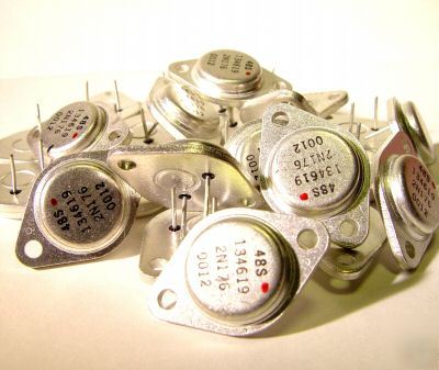 Lot (25) germanium power devices 2N176 transistor nos 