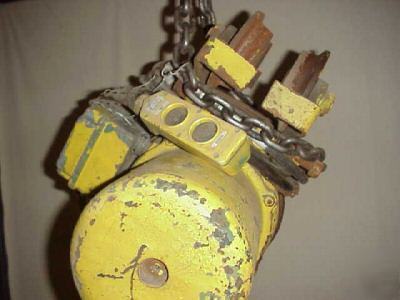 P & h 1/2 ton electric trolley cable hoist zip lift