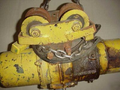 P & h 1/2 ton electric trolley cable hoist zip lift