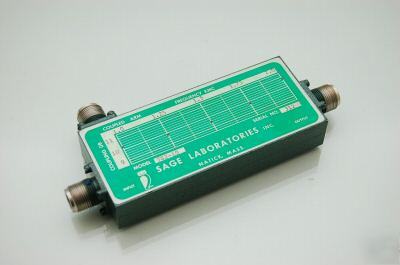 Sage laboratories directional coupler 782-10 