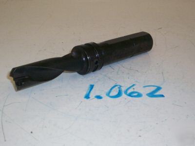 Valenite carbide insert drill 1.062