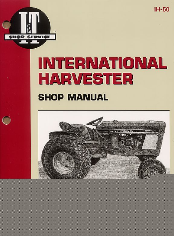 ^ international harvester 154 184 185 cub shop manual