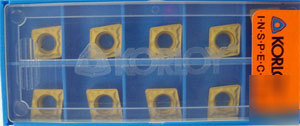 100 pcs korloy ccmt-32.52 ss finishing carbide inserts