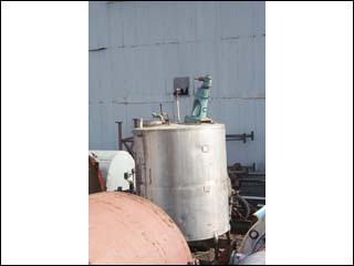 1000 gal s/s tank, chemineer hydraulic agitator - 15879