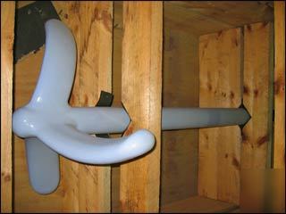 200 gal paudler glass lined agitator unused - 23893