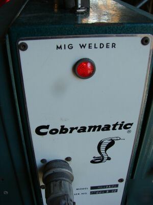 Cobramatic mig welder mk products 120 volt gun