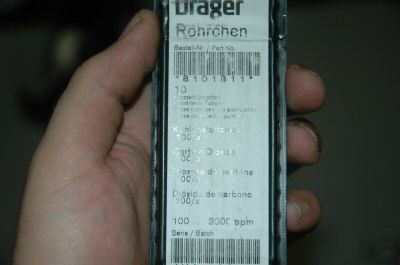 Drager rohrchen short term tubes carbon dioxide qt. 30
