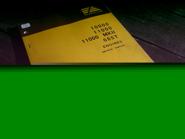 Fiat allis 10000 11000 mkii 685T engines service manual