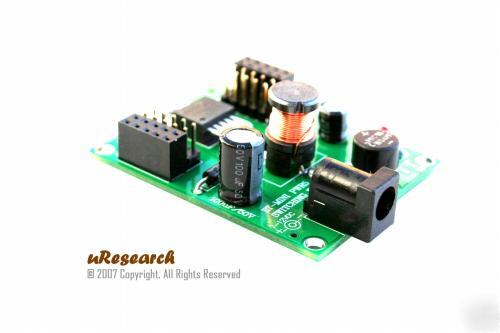 Mini-PWR5 (+5V switching power supply) basic stamp, pic
