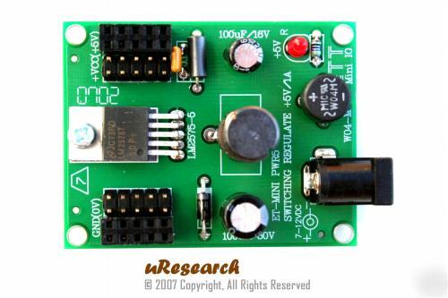 Mini-PWR5 (+5V switching power supply) basic stamp, pic