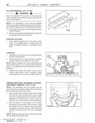 New holland nh TM115 thru TM165 tractor workshop manual
