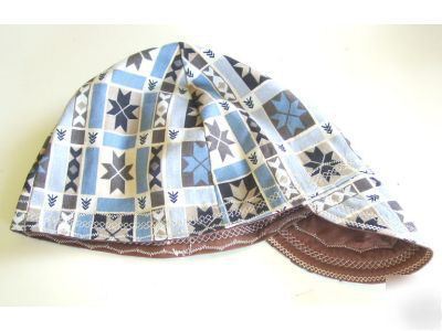 New tan southwestern print welding hat 7 1/4