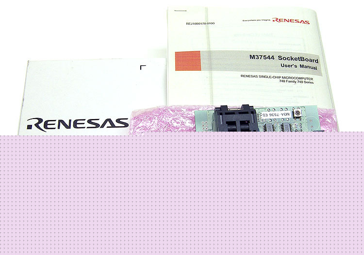 Renesas M3A-7536 socket board M37544 microcomputer