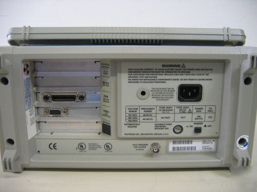 Tektronix TDS460A oscilloscope, 400 mhz, 4CH., 100MS/s
