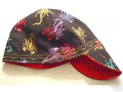Wicked scorpions reversible welding hat 6 7/8
