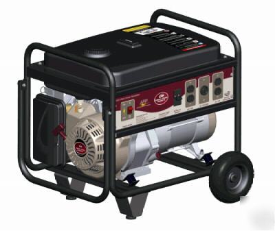 6000 watt 4 cycle generator portable gas free shipping 