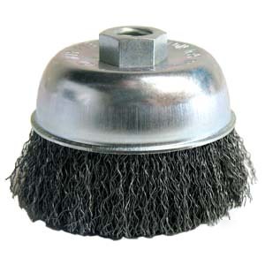 Carbon wire crimped cup 4 x .020 x 5/8-11