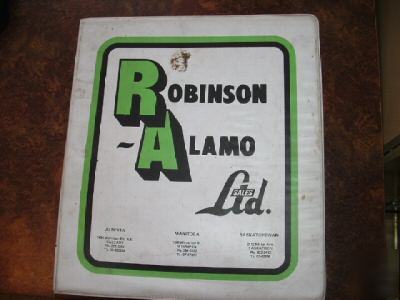 Dealer catalogue, robinson alamo, 1984