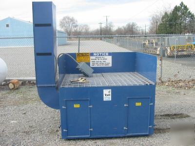 Donaldson torit down draft shaker table