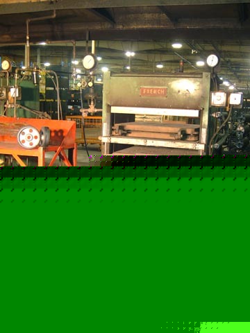 French oil mill hydraulic rubber molding press line
