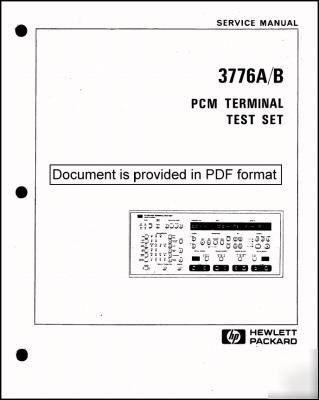 Hp 3776A 3776B service manual - why pay a leech $30??
