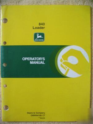John deere 840 loader 4450 4650 8100 8200 8300 8400 ops