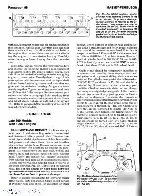 Massey ferguson 340 thru 399 tractor workshop manual