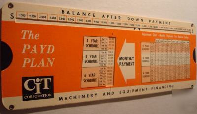 Perrygraf 1960 cit corp machinery & equipment financing