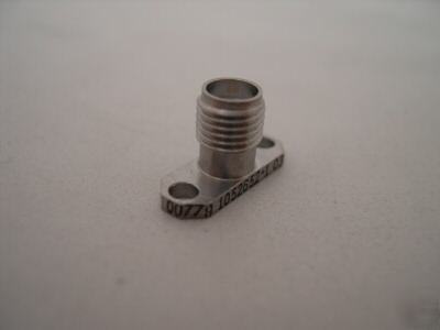 Sma female screw down bulkhead, gold contacts, ma-com?