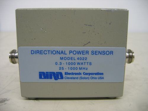 Bird 4022 power sensor, 25 - 1000 mhz, 300MW - 1KW