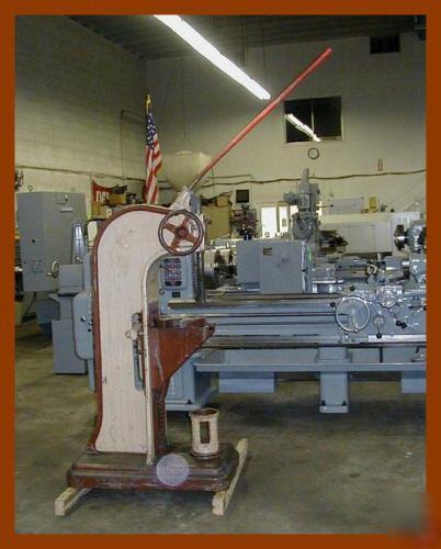 Dake 12 ton, ratchet type compound leverage arbor press