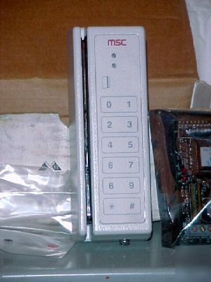 Door access card swipe system
