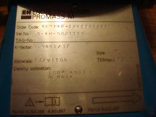 Endress hauser 1.5