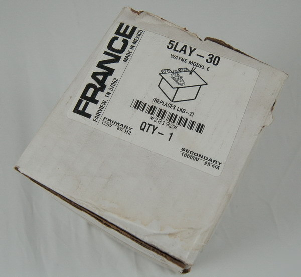 Franceformer interchangeable ignition transformer # 30