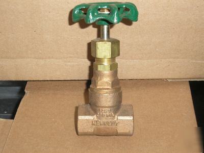 Kennedy model K427 1/2 ips 125LBS gate valves lot of 6