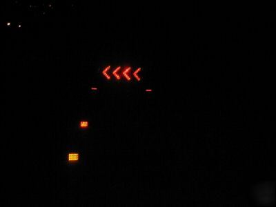 Led directional safety blanket (road side & emergency)