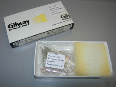 New 100 gilway technical lamp part #1150 5.0V / 0.115A