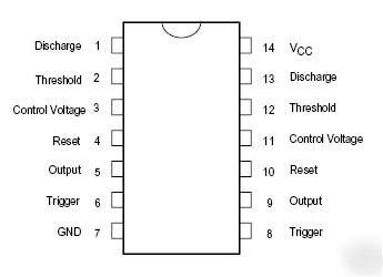 New : 4 x NE556 timer circuits for making oscillators