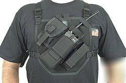 New blackhawk patrol radio chest harness 37PRH1BK 