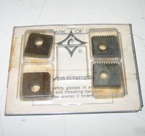 New cleveland 3/4-18-npsl insert chasers 5Â° neg hook 