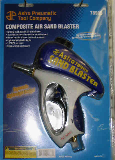 New composite air sand blaster air tool