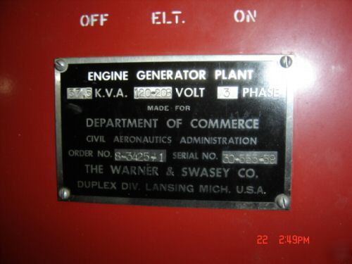 New hurricane ready/propane/37.5KVA/transfer switch/like 